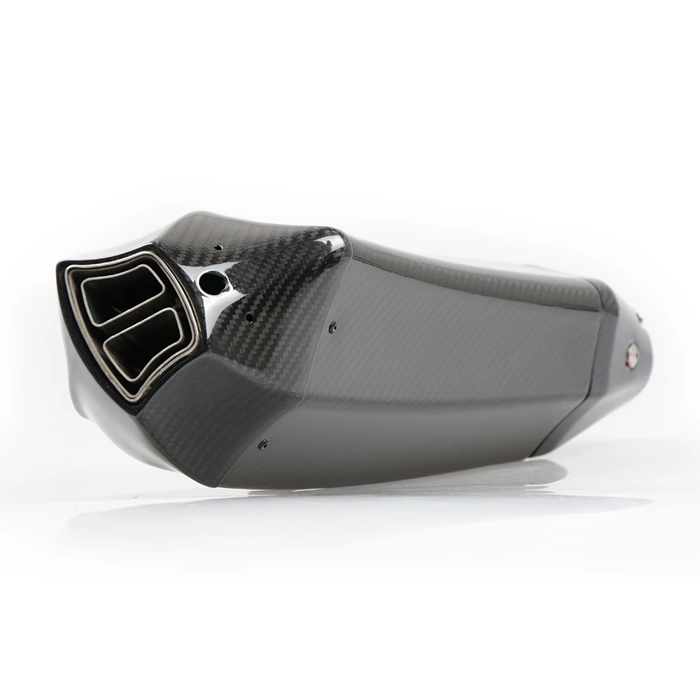 De fibra de carbono Real silenciador de Escape de escapar con DB asesino para BMW F800GS F800R F800GT F800ST F800S F700GS F650GS