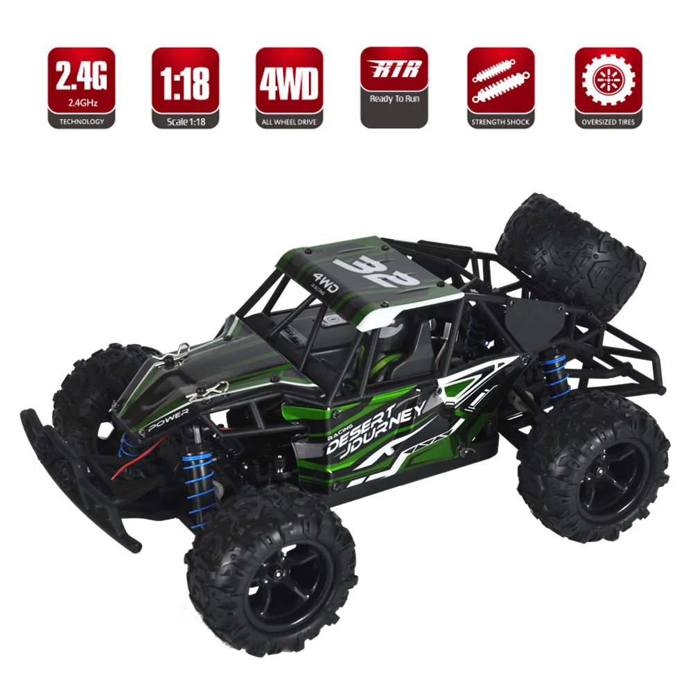 

RC Car 50 km/h 2.4G 4WD RC Rock Driving Crawlers Remote Control Car Drive Model Off-Road Vehicle Toy RC Car Education gift Boys