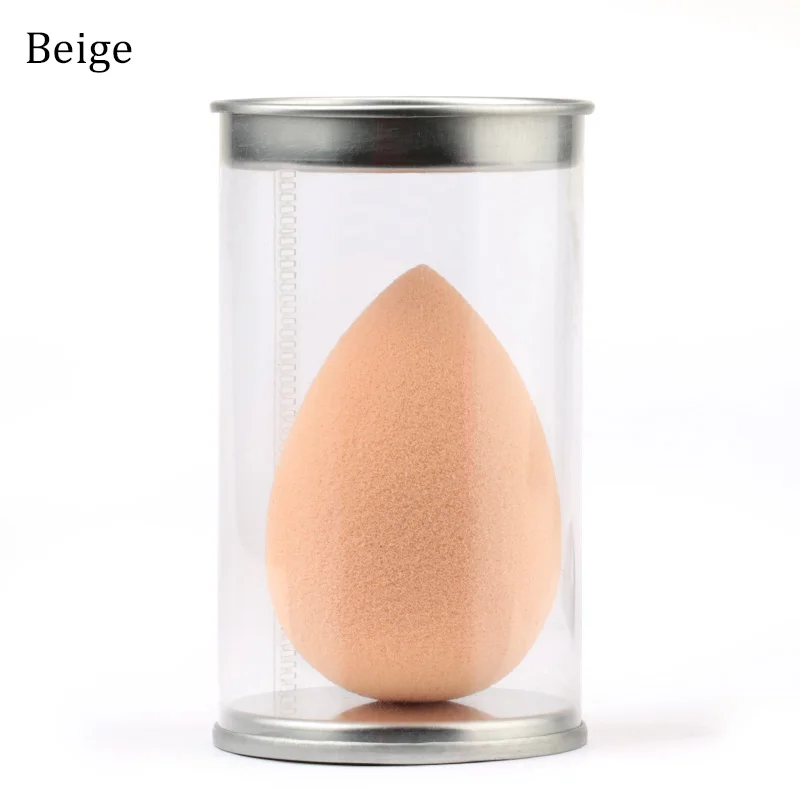 1pc Super Soft Makeup Sponge Foundation Cosmetic Puff Powder Concealer Soft Makeup Blending Sponge Make Up Beauty Egg Tool - Цвет: Beige