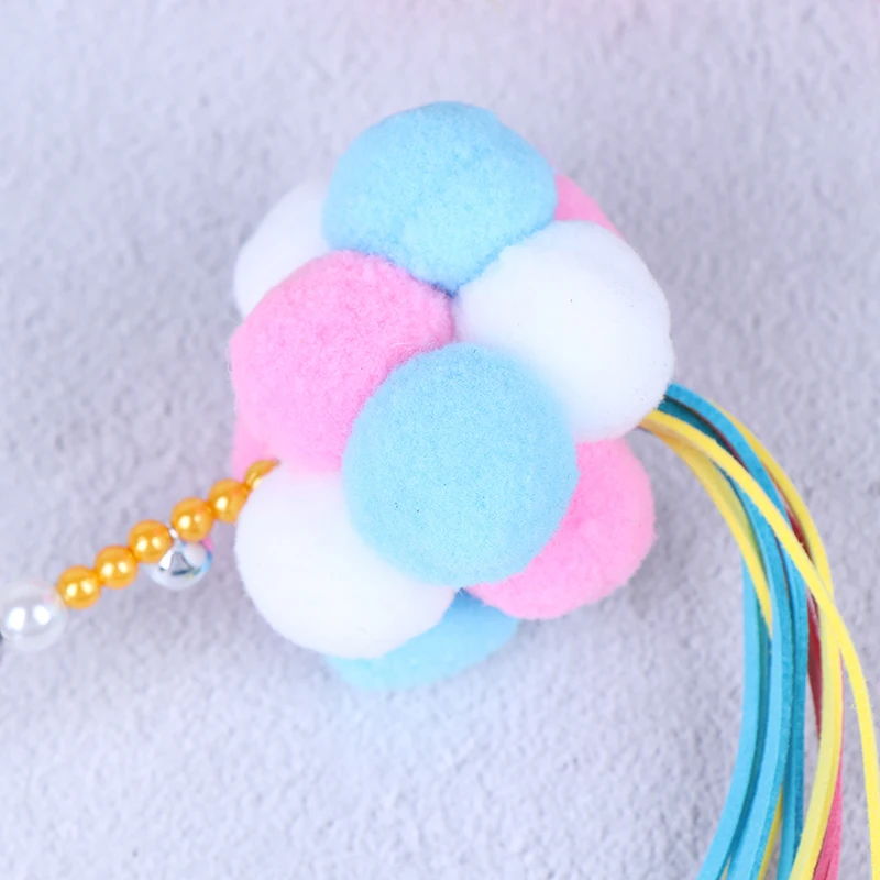 Creative Practical Pet Supplies Cat Toy Fairy Teasing Cat Stick Pink/Blue/Purple Cat Toys Interactive Pet Supplies Drop Shipping