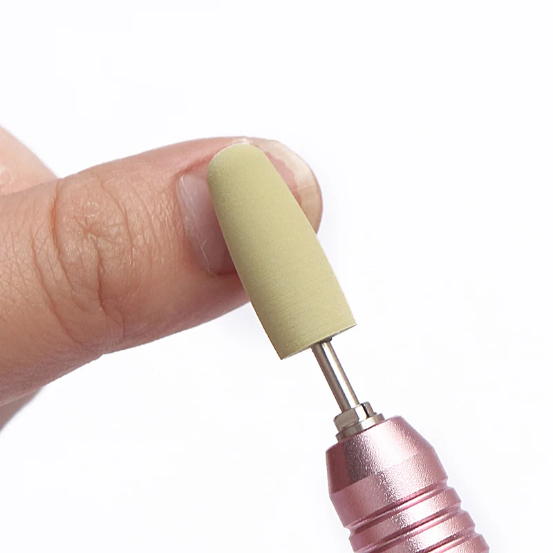 Резиновые силиконовые ногтей сверло кутикулы удалить полировки буфера Биты Маникюр Педикюр ногтей Книги по искусству инструмент WH998