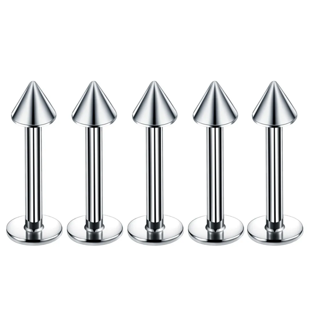 60pcs/lot Stainless Steel Mixed Ear Nose Lip Eyebrow Tongue Ring Captive Bead Ring For Women Men Hip Hop Body Piercing Jewelry