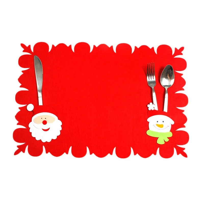 Red-Christmas-New-Year-Non-woven-Table-Placemat-Pad-Christmas-decorations-Table-Mat-Exquisite-TB-Sale (5)