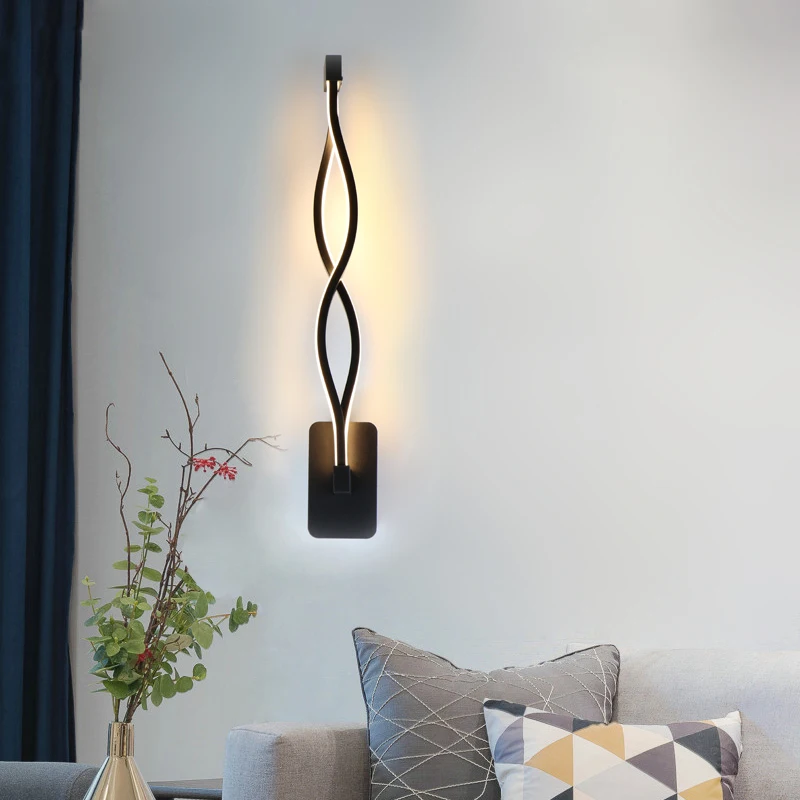 Conduziu a Lâmpada de Parede Parede do Quarto ao Lado Lado de Luz de Parede Parede para Casa Decoração de Interiores Lampada 16 w do Quarto ao para Casa Iluminação Corredor Alumínio Arandela Ac90 260v