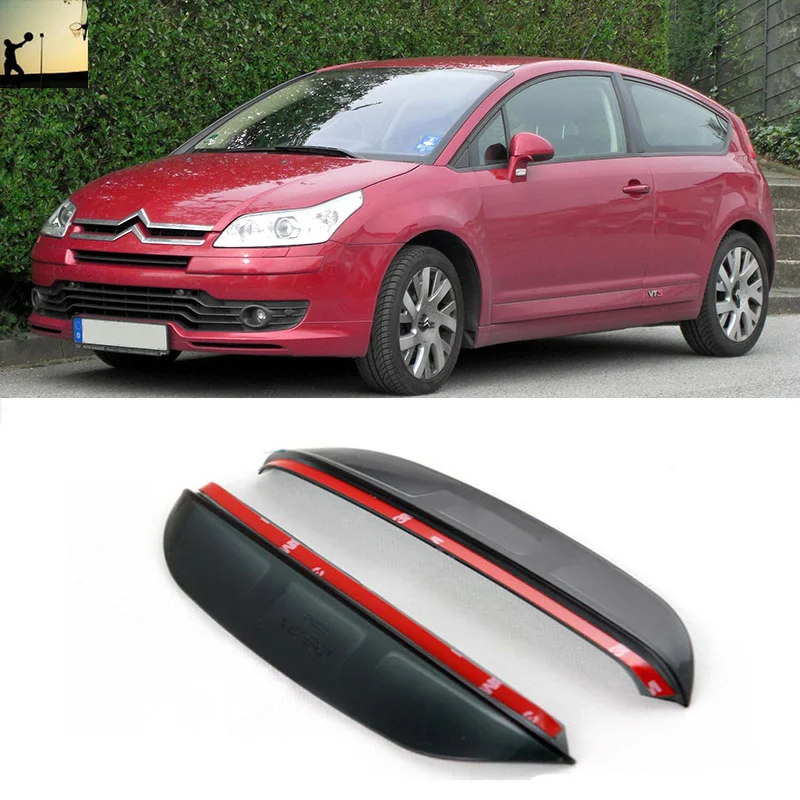 

Car-Styling FOR Citroen C4 Rearview Mirror Rain Eyebrow Reflective Mirror Side Mirror Rain Visor Car Styling From 2004-2010