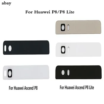 

Brand New Back Rear Cover Top Glass For Huawei Ascend P8 Lite Camera Flash Lens Housing Repair Parts for P8 with glue