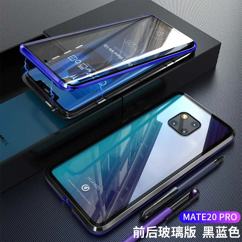

Luxury BOBYT Magnetic Phone Case Frame Cover Aluminum Metal Bumper Armor Phone Case Coque For Huawei P30 Pro Cases