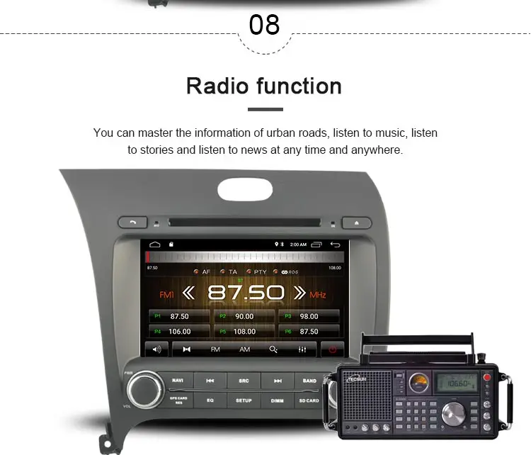Clearance JDASTON Android 9.1 Car Multimedia DVD Player For Kia CERATO K3 FORTE 2013-2015 2016 2 Din Car Radio GPS Navigation Stereo WIFI 9