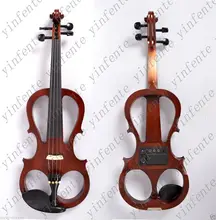 one red 4 -String 4/4 New Electric Acoustic Violin #5-2514# ican make any color NEED REST and 4 STRING