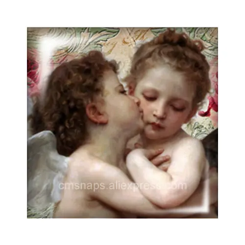Beauty Vintage angel Baby для квадратного стеклянного кабошона 10 шт. 12 мм/20 мм/25 мм/30 мм