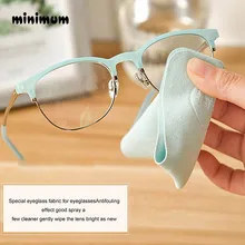 Chiffon de nettoyage de lunettes Chamois personnalisé, 5 pièces/lot, chiffon de nettoyage pour verres, écran de téléphone, lingettes de nettoyage pour lunettes