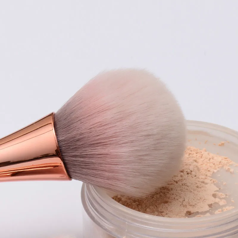 

New Powder Blush Makeup Brush Beauty Tools Pro Foundation Loose Paint Soft Rose Gold Cosmetics Makeup Brush Tools