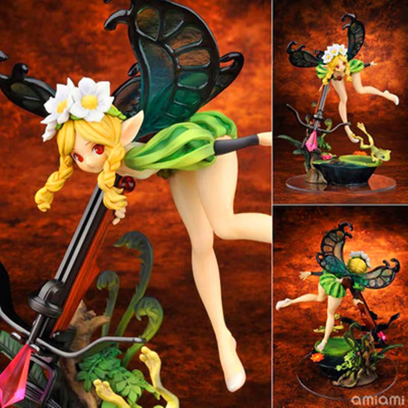 

28CM FAIRY LAND Fairy Queen Odin Sphere Mercedes Anime Figure Fairy Princess Action Figure Toy Set Sexy Dolls with Box F165