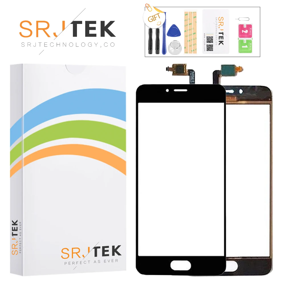 

Touchscreen 5.2 INCH TESTED For Meizu M5s Digitizer Glass Panel Front Glass Lens Sensor with Logo Repair Replacement Parts