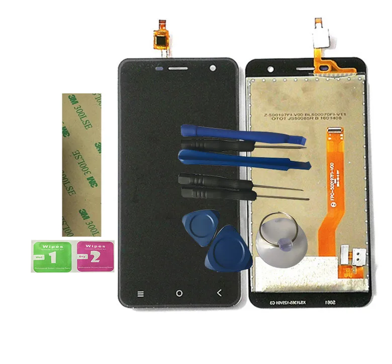 

RYKKZ For LFH-S061 HDX Touch Screen With FPC-500197FI-V00 LCD Display Digitizer Assembly Replacement With Tools +3M Sticker