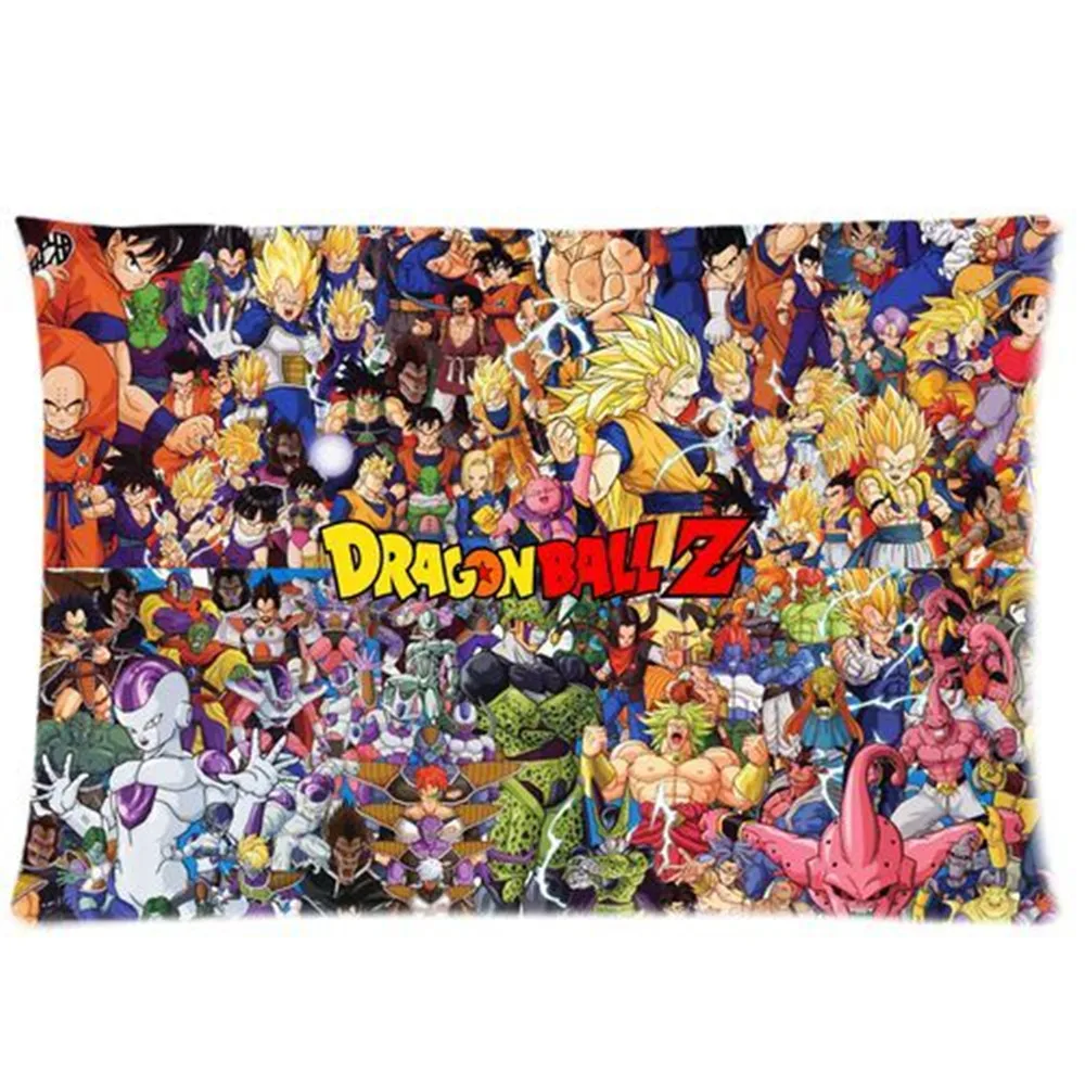 

Hot Selling Pillow Custom Dragon Ball Pillow Case Soft And Confortable Flannl Pillowcase Cushion Throw Cover Cases Best Gift