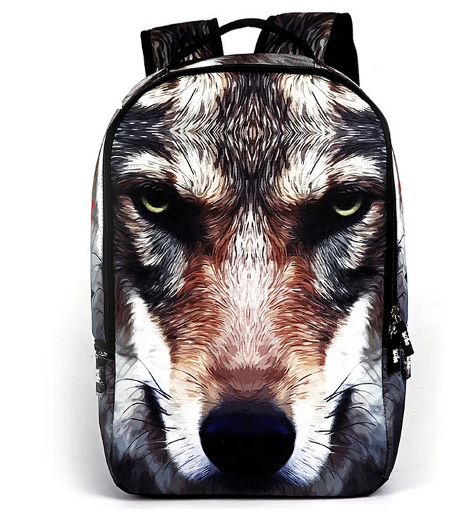 Buy New Animal Wolf Backpacks For Women Men Children
