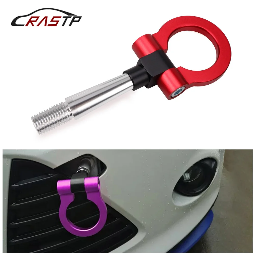 Red Aluminum Screw Racing CNC TOW Towing Hook Front Rear For Mitsubishi Lancer