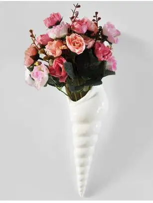 

Ceramic garden hanging hydroponic vase, flowerpot wall act the role ofing.