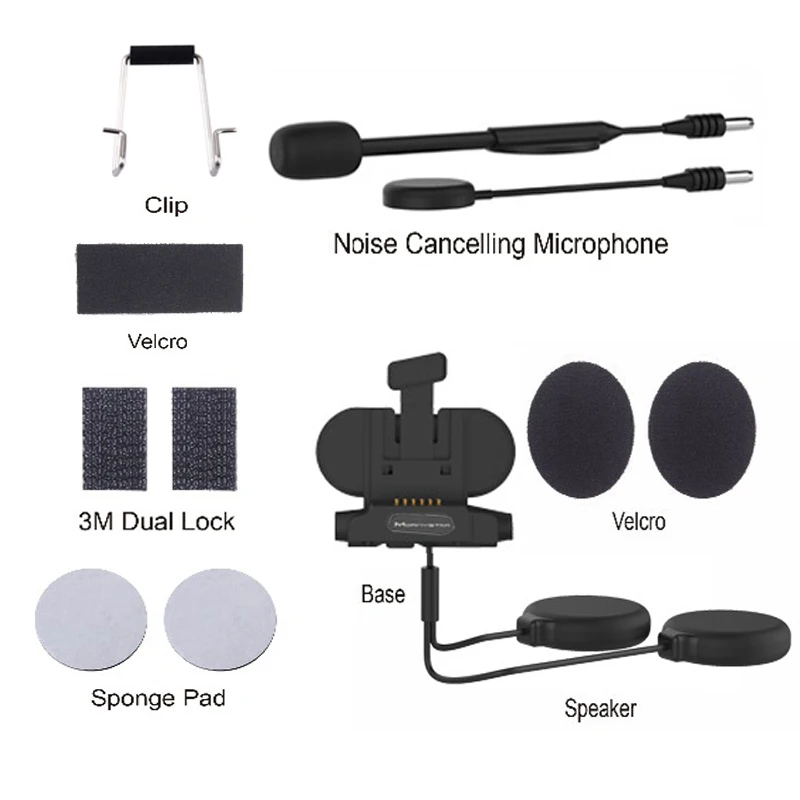 

Earphone Accessory for Mornystar M1 Bluetooth Helmet BT Bluetooth Motorcycle Interphone Helmet Intercom Headset
