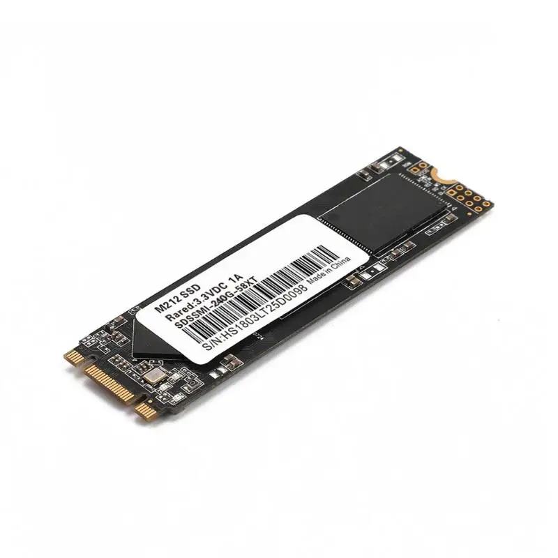 SSD-M212 NGFF NAND Flash SATA SSD Внутренний твердотельный накопитель Жесткий диск для ноутбуков настольных ПК - Цвет: Белый