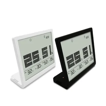

Digital Display Electronic Thermometer Hygrometer Clock Weather Station Recorder Light Indoor Thermometer Hygrometer