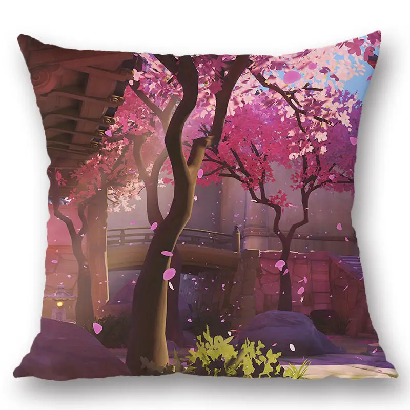 Amellor 45*45 см Overwatch Подушка OW dva Mei Reaper Genji Подушка двухсторонняя Solf Чехол Для подушечки в машину Наволочка на подушку