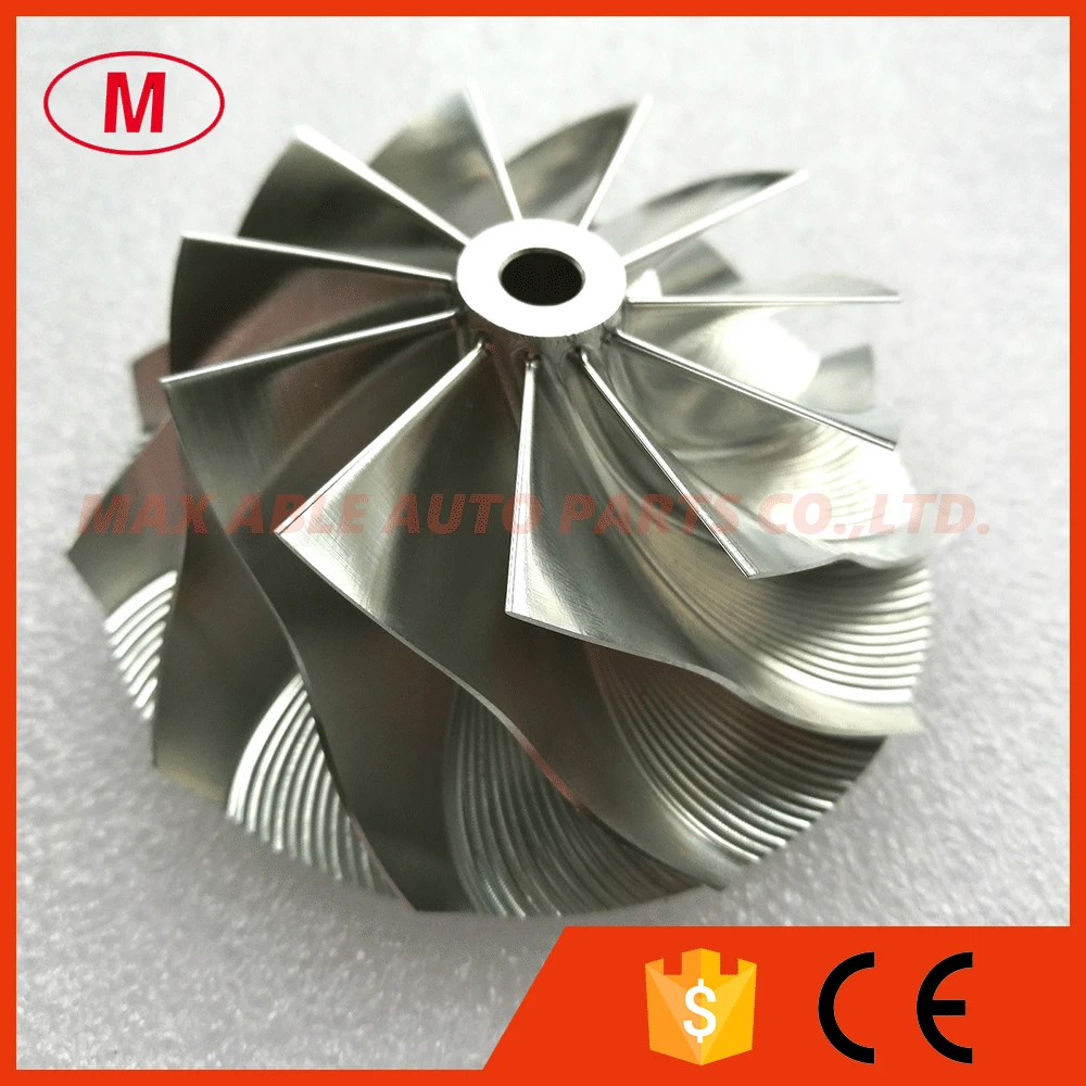 CT26 Turbo Trubocharger Алюминий 2618/Фрезерование/Заготовки колеса компрессора 43,11/71,00 мм 11+ 0 лезвия вперед