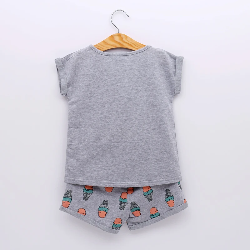 Humor Bear/Одежда для девочек летние комплекты для девочек, комплект г., детская одежда комплекты одежды для девочек Детский костюм из двух предметов одежда для детей