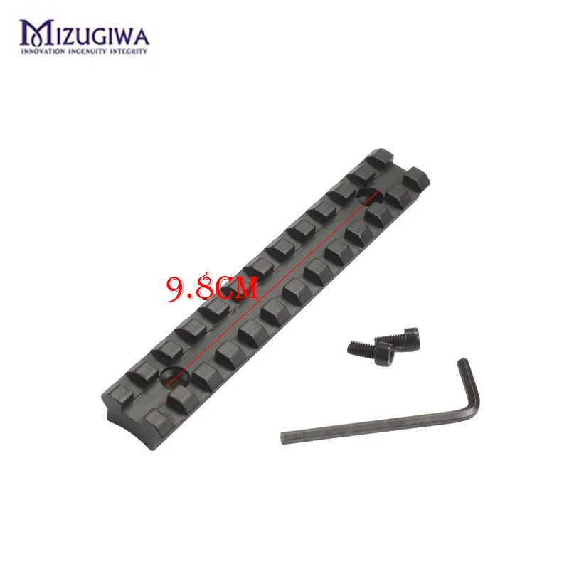 Mizugiwa-20mm-Picatinny-Rail-Weaver-Mount-Base-12-Slots-124-5mm-long-for-Hunting-Airgun-Rifle