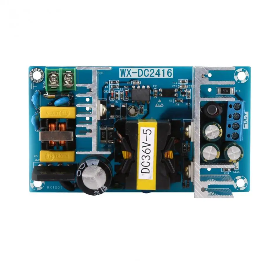 Е-байка 36В 5A 180 W 50/60 HZ AC-DC переключение Питание зарядная Модульная плата AC 100 V-240 36В постоянного тока со скидкой