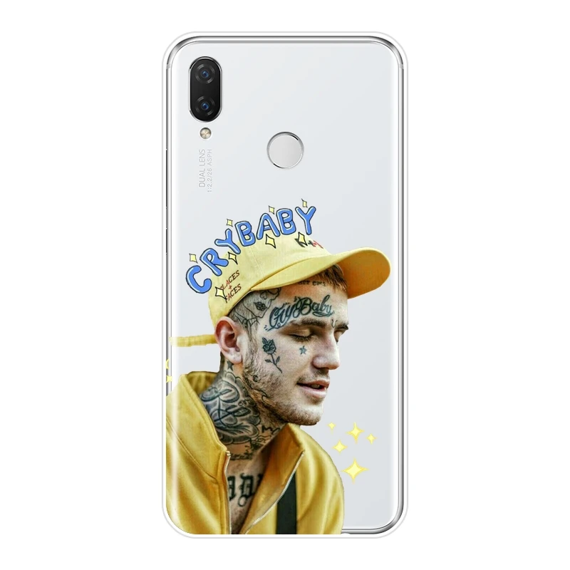 Для Huawei Nova Smart Lite 2017 чехол для телефона силиконовый Рэппер Lil Peep мягкая задняя