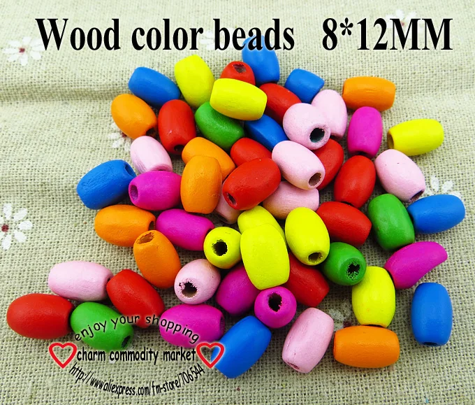 

100pcs 8*12MM mixed clothes charms wood BRAND bead cloth accessory fits HANDMADE DIY SERIES WJA-052