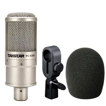 

Takstar PC-K200 Microphone Wide frequency response range/high sensitivity use for Recording/broadcasting/on-stage performance