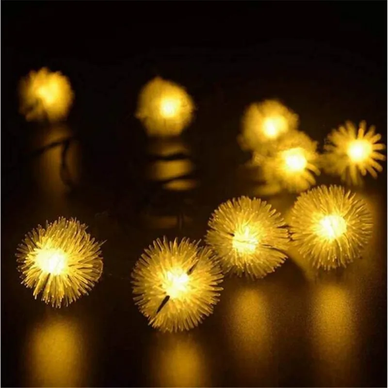 

Outdoor solar String Light 3M 20Leds Snowball guirlande String Lights Holiday Christmas Lighting Home Garden Decoration