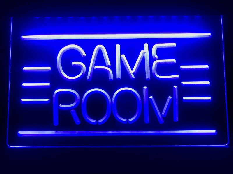 

I338 GAME ROOM Displays Toys TV LED Neon Light Sign