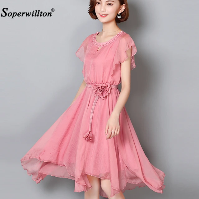 Pink Short Summer Dresses