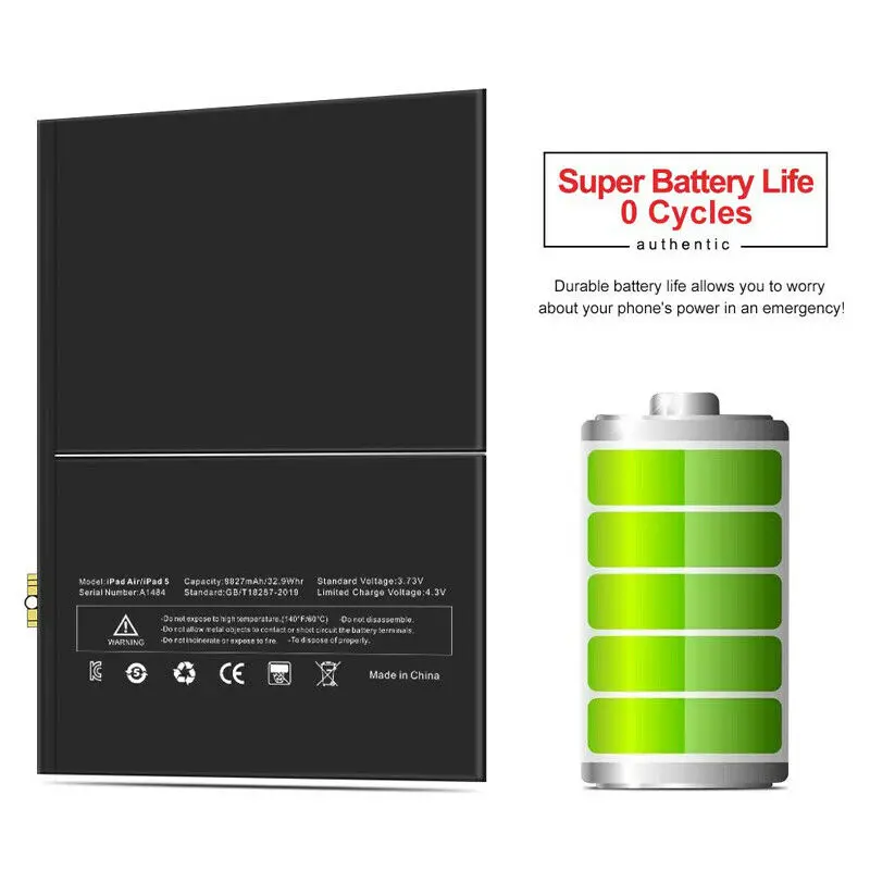 Высококачественный (7306 mAh) внутренний литий ионный аккумулятор замена для iPad Pro 9 7