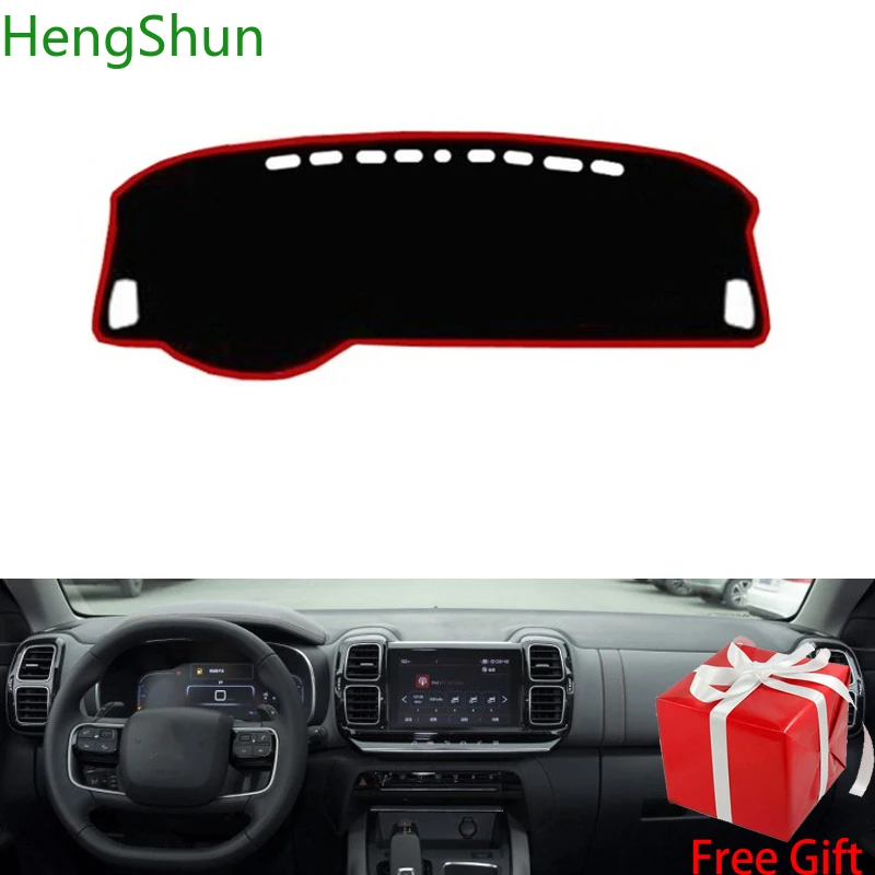 

For CITROEN C5 AIRCROSS 2017 2018 2019 Car Styling Dash Mat Dashmat Dashboard Sticker Cover Sun Shade Dash Board Cover Carpet