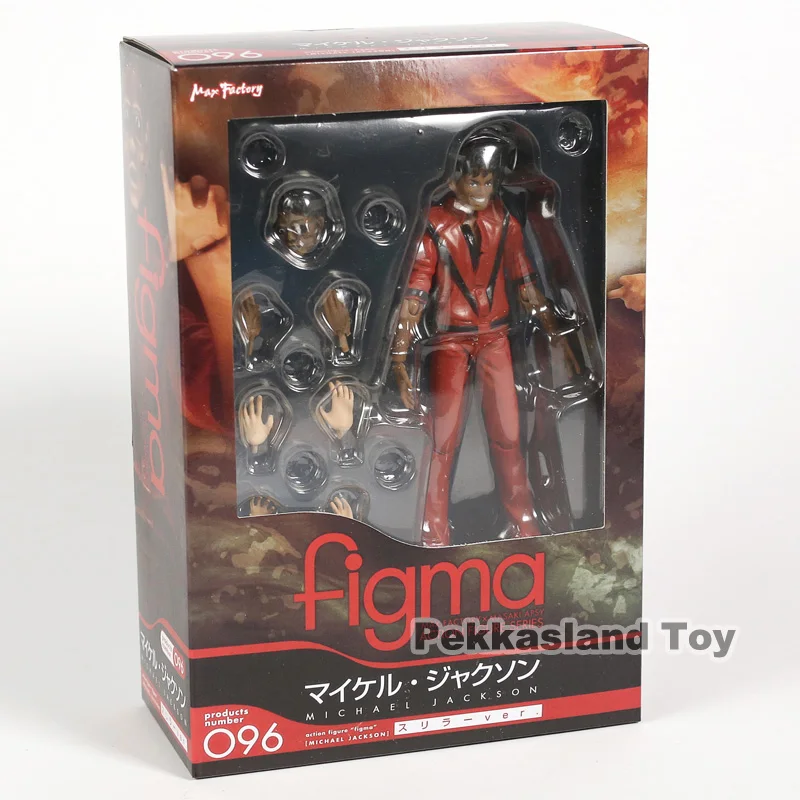 Figma 096 mj thriller coleção figura de ação modelo brinquedos
