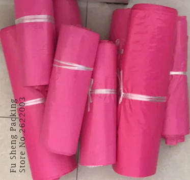 Pink200PCS материал большой белый поли пластиковый почтовый ящик Курьерская сумка пластиковая упаковочная сумка 350x450 мм