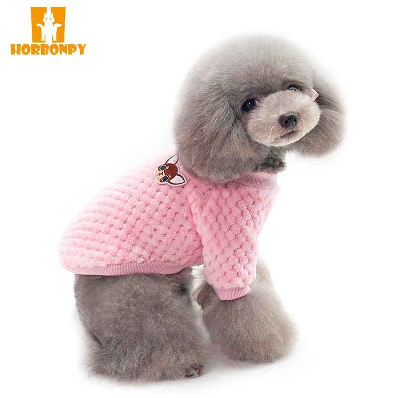 HORBONPY Cute Dog clothing pet casual breathable two-legged sweater small dog warm cotton clothing  Pet Puppy Chihuahua Jacket