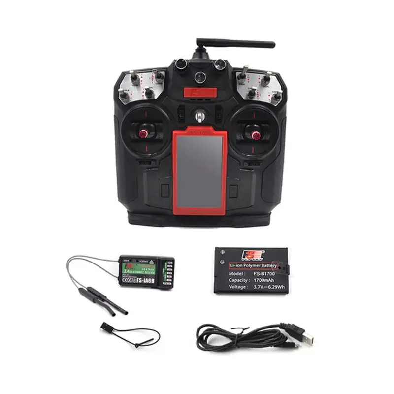 

Flysky FS I8 FS-I8 RC Transmitter with FS-IA6B Receiver For Drone Aricraft Helicopter Airplanes
