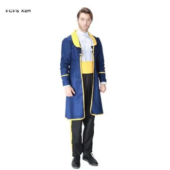 

Men Halloween Prince Charming Costumes Beauty and the beast Cosplays Cinderella Role play Carnival Purim Masquerade party dress