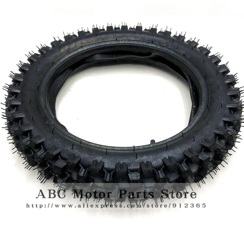 

Off Road Tire 12" Rear Wheel 80/100-12 Out Tyre with 3.00-12 Inner Tube For Dirt Pit Bike