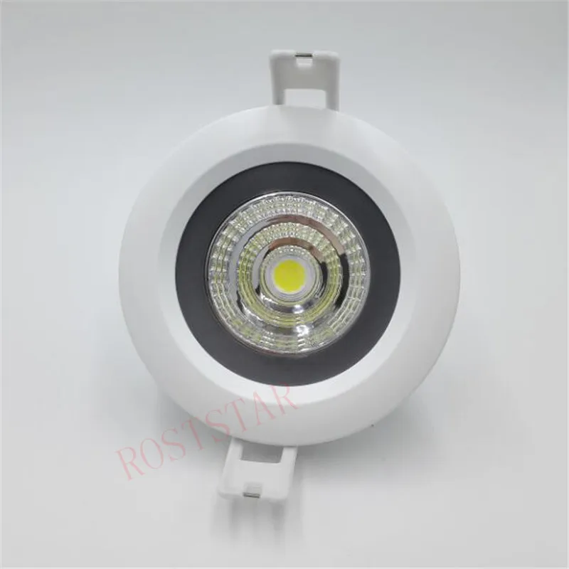 

Free Shipping 15W 20W IP65 Waterproof COB LED Ceiling down Light round Recessed Led Downlight AC85-265V