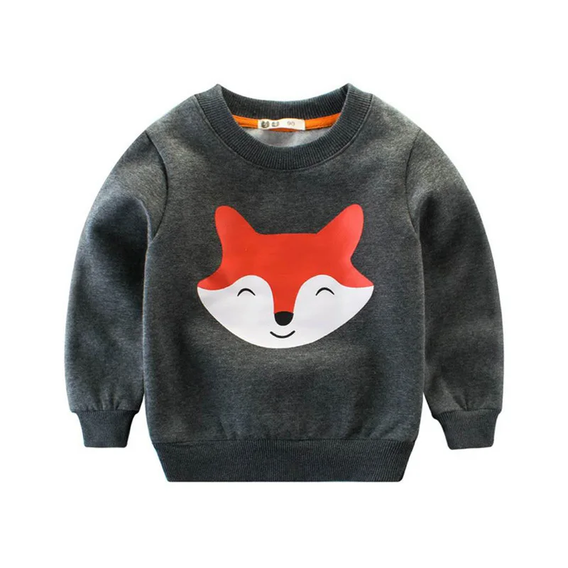 27Kids Baby Boys Girls Autumn Winter Cartoon Cat Sweatshirts Clothes