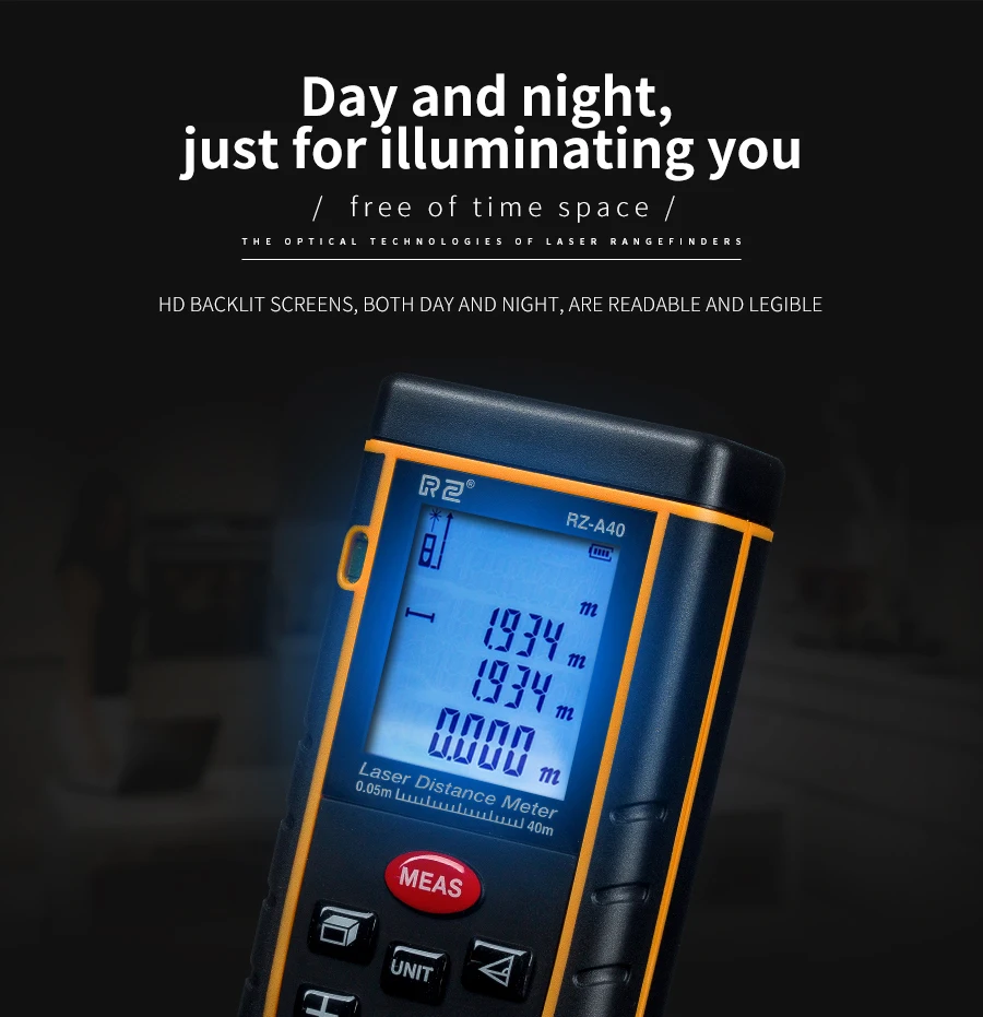 Laser distance meter RZ-A40 (5)