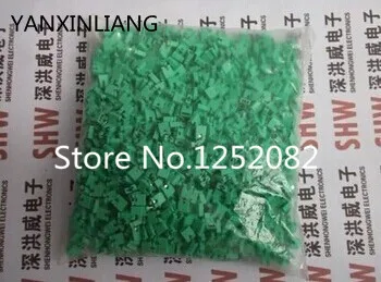 

2000PCS Pitch 2.54mm jumper shorted shorted cap pin connector block cap ( Green)