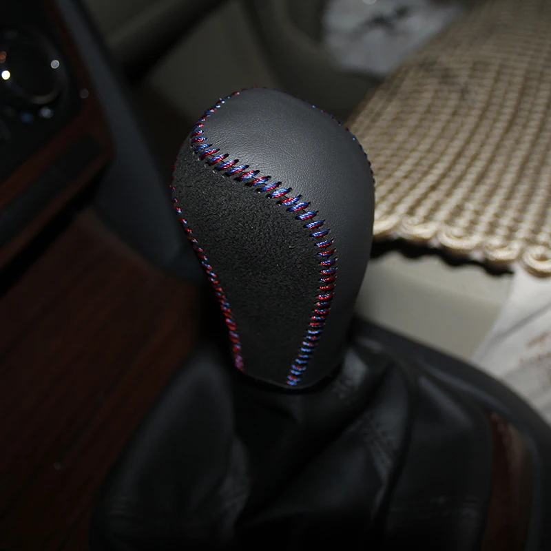 Чехол для Skoda Octavia MT чехол из натуральной кожи ручки переключения передач|gear knob